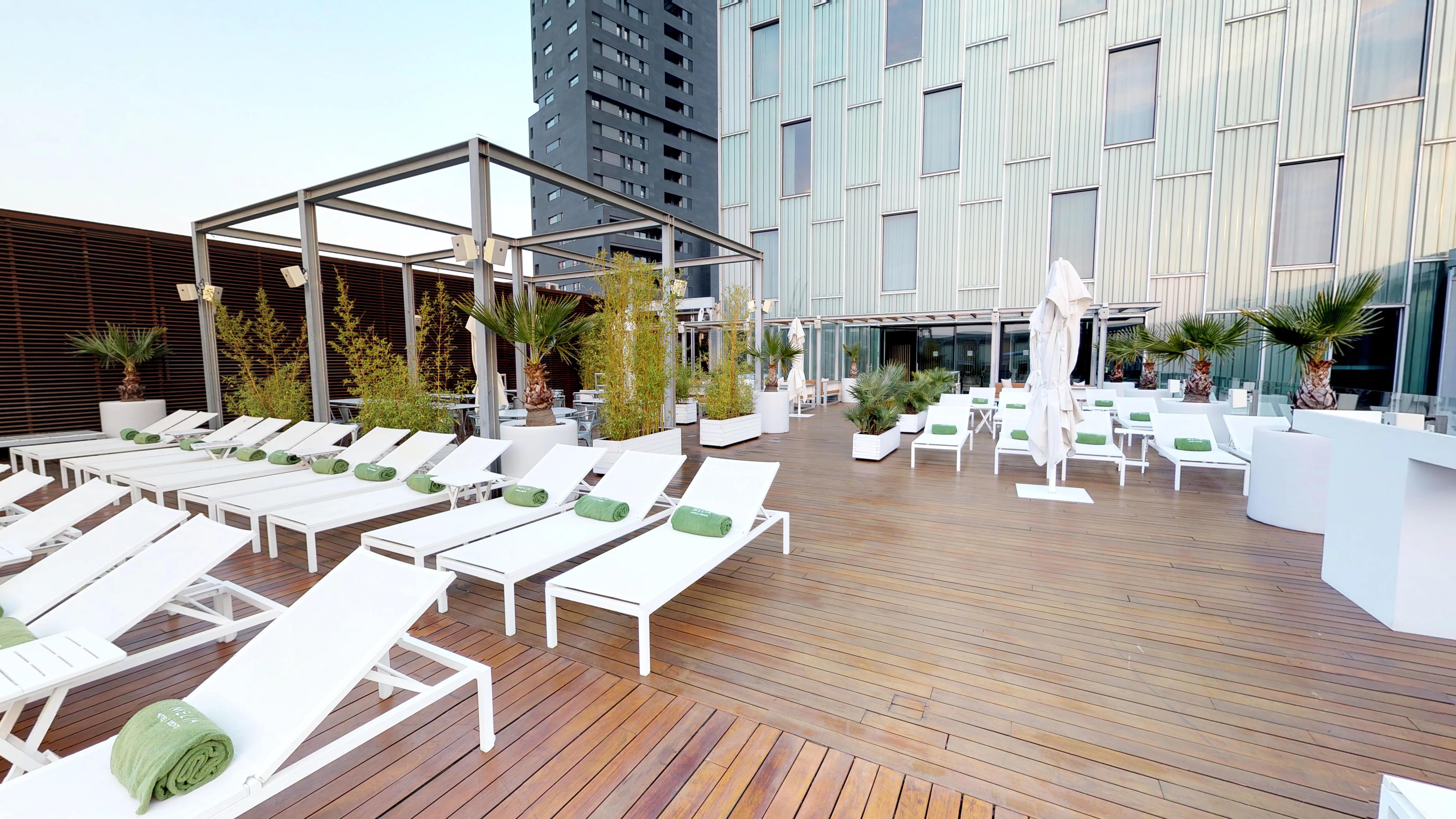 The Level At Melia Barcelona Sky Exterior foto